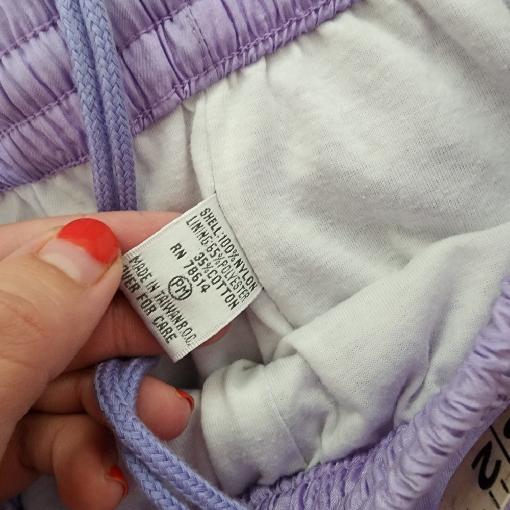 Vintage lavender windbreaker pants petite medium - Picture 3 of 10